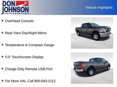 2018 RAM 2500 Tradesman Crew Cab 4x4 6'4" Box