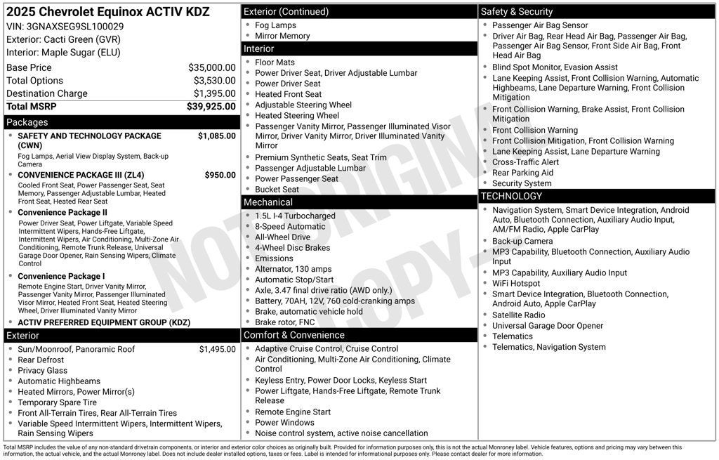 2025 Chevrolet Equinox ACTIV