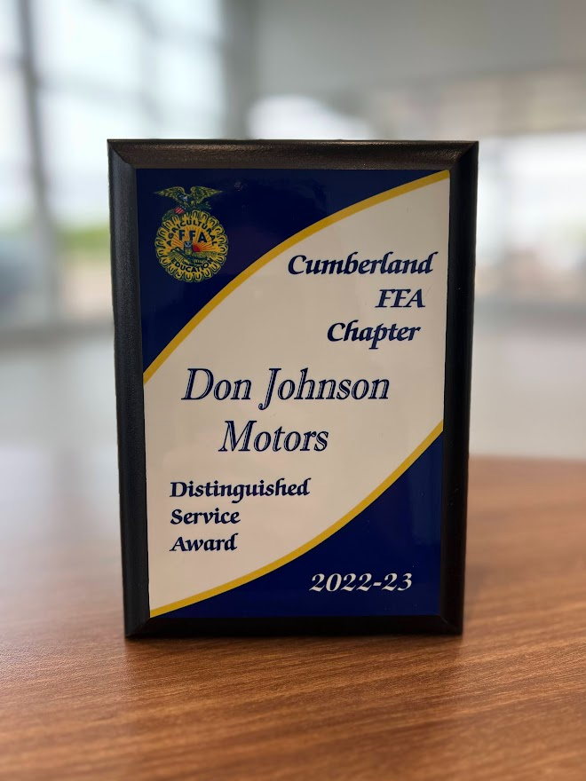 Award - Don Johnson Motors Chevrolet in Rice Lake WI